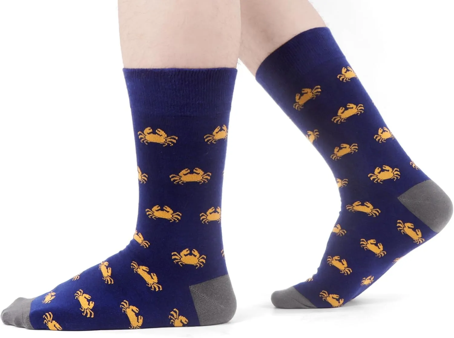 WeciBor Men's Seamless Premium Combed Cotton Dress Socks 12 Pack