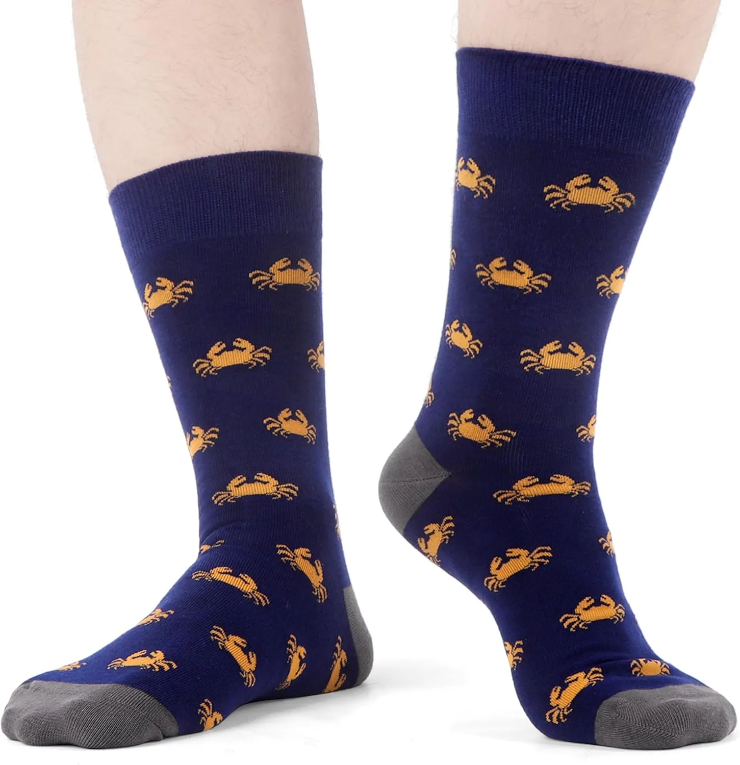WeciBor Men's Seamless Premium Combed Cotton Dress Socks 12 Pack