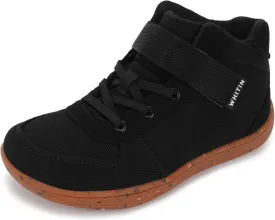 WHITIN High Top Boys/Girls Wide Barefoot Shoes   Zero Drop   Minimalist Sneaker for Little/Big Kids
